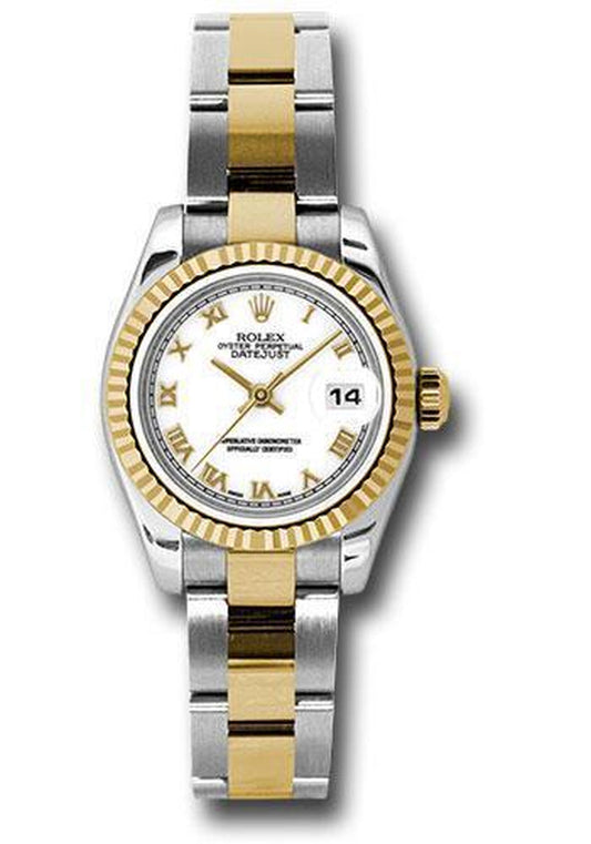 Rolex Lady Datejust 26Mm Watch 179173 Wro