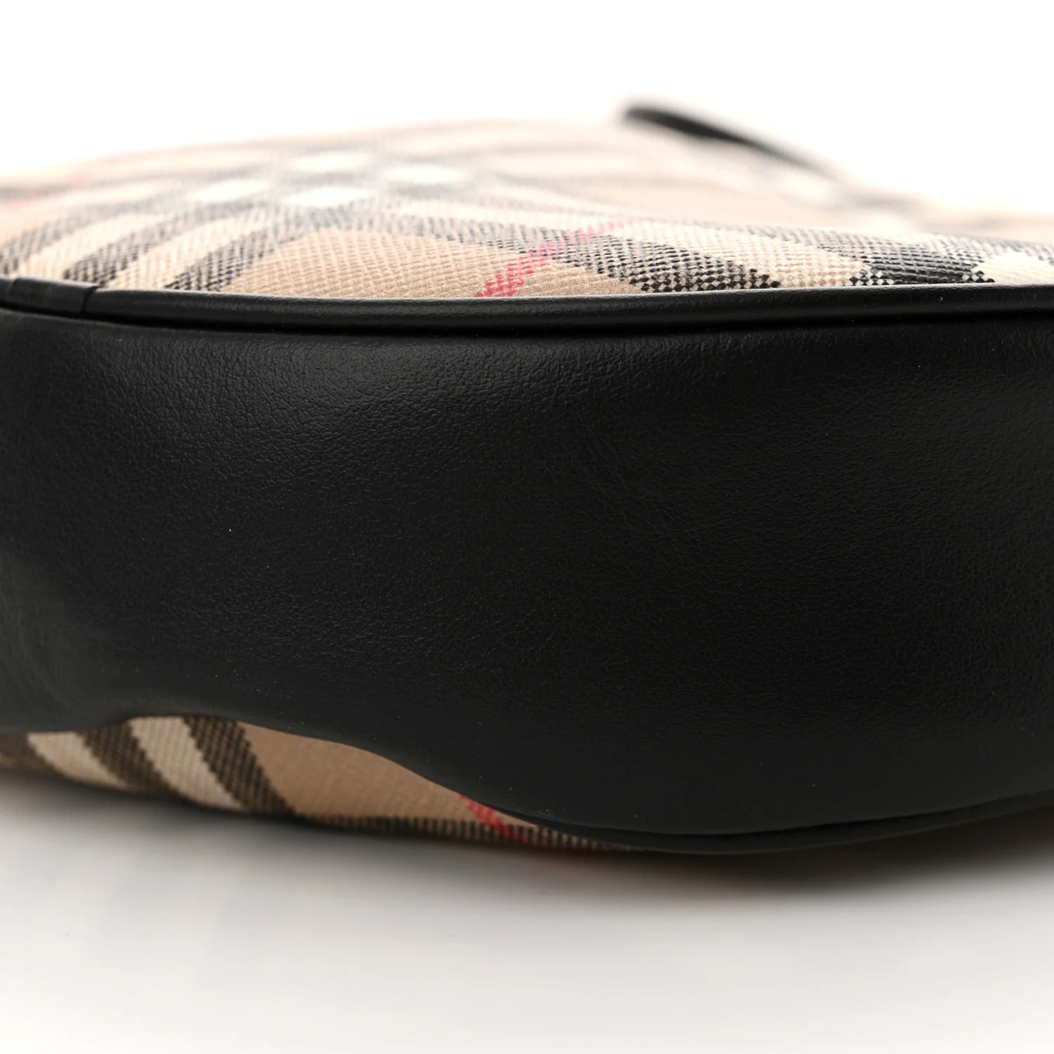 Vintage Check Canvas Calfskin Louise Bag Archive Beige Black