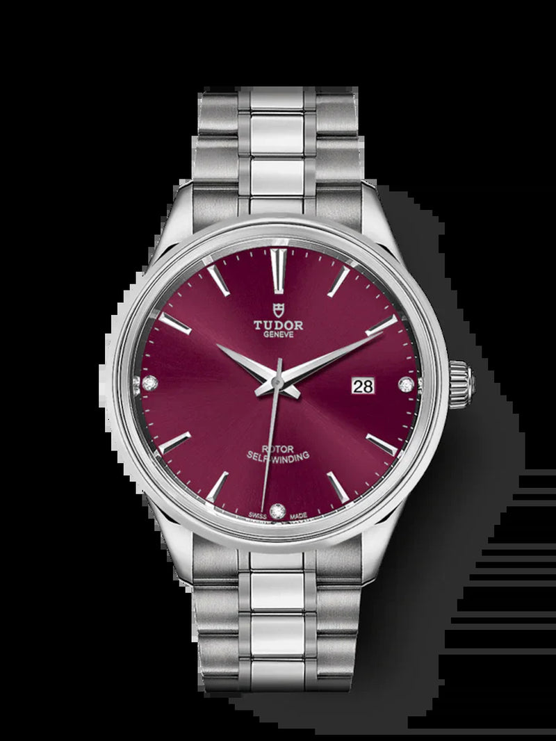 Style, Stainless Steel and Diamond-Set, 41Mm, Ref# M12700-0015