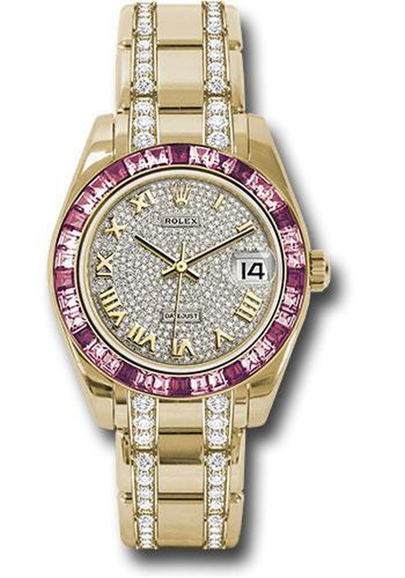 Rolex Datejust Pearlmaster 34Mm Watch: 81348SARO Dprdp