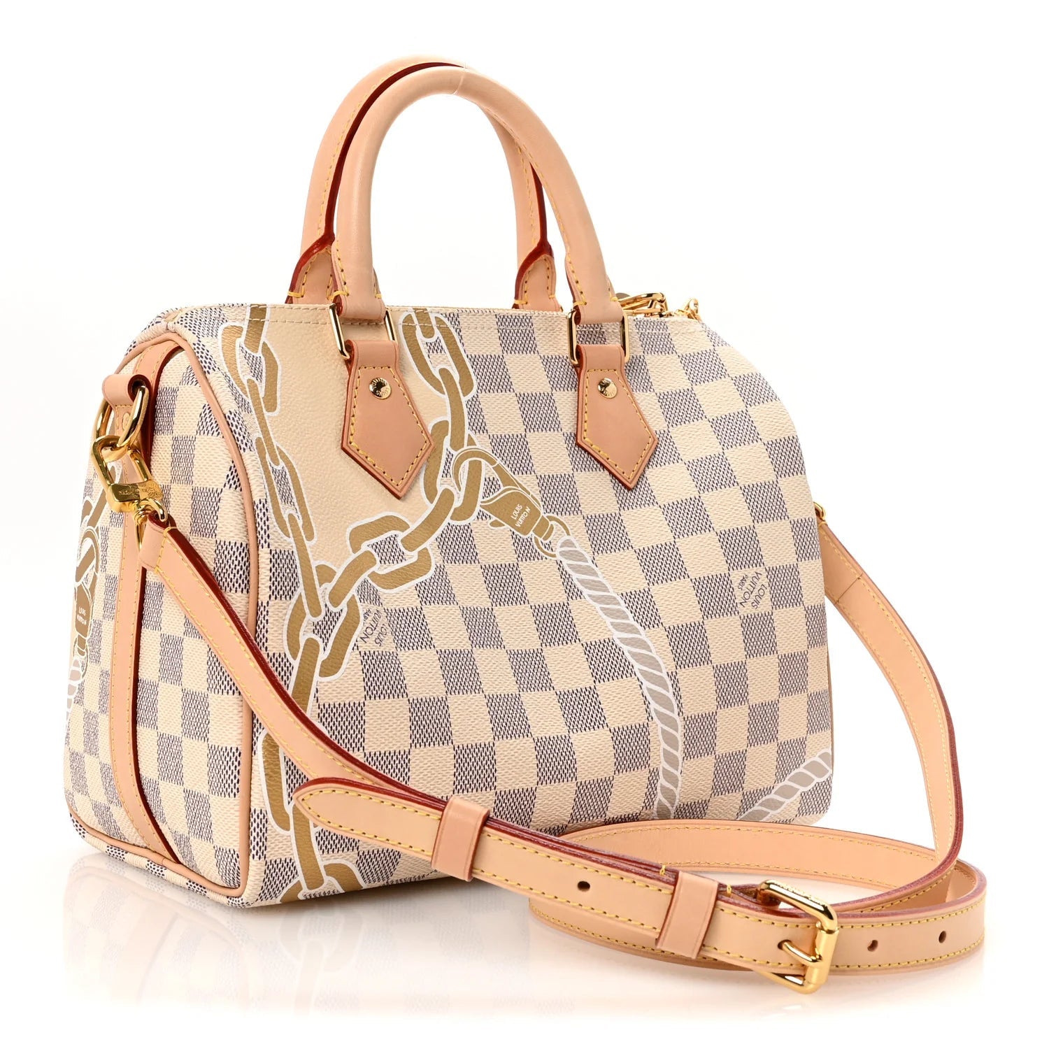 Damier Azur Nautical Speedy Bandouliere 25
