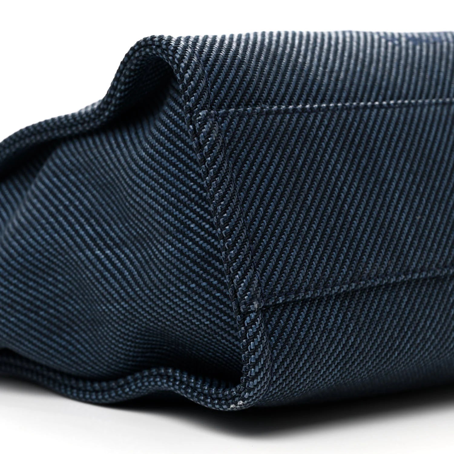 Mixed Fibers Small Deauville Tote Navy Blue