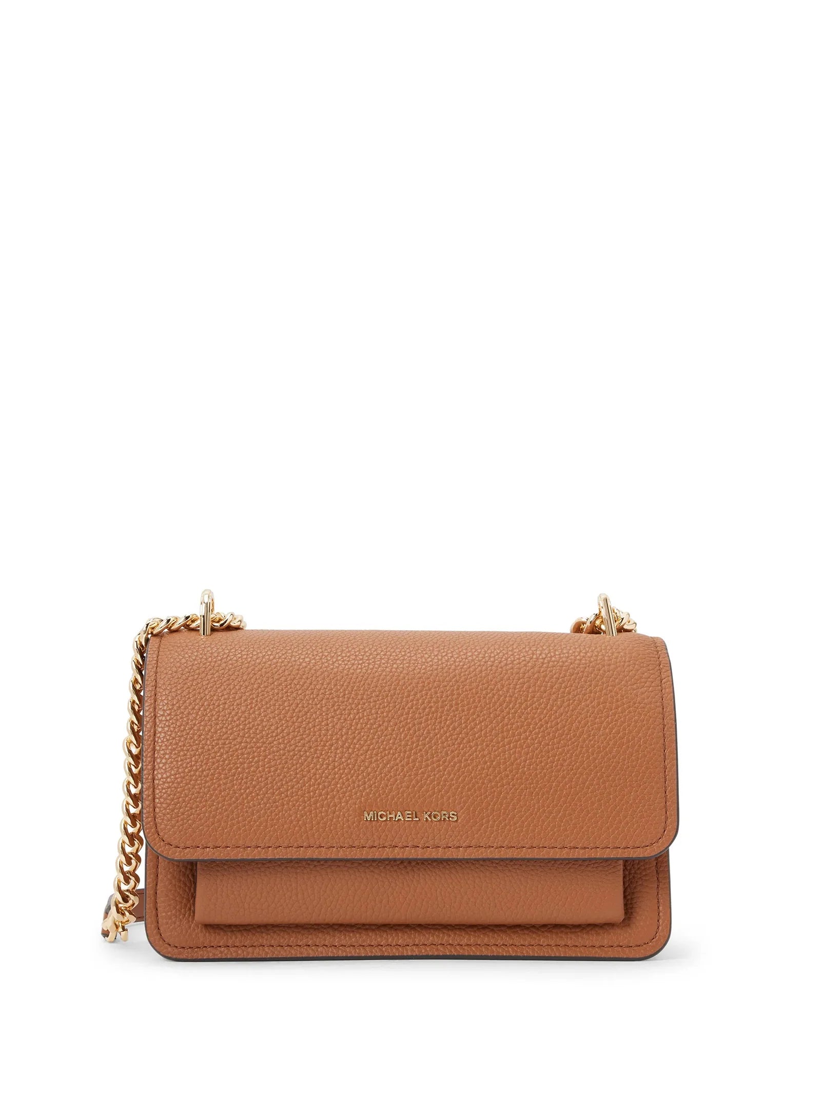 CLAIRE LARGE CONVERTIBLE SHOULDER BAG in PEBBLED LEATHER
