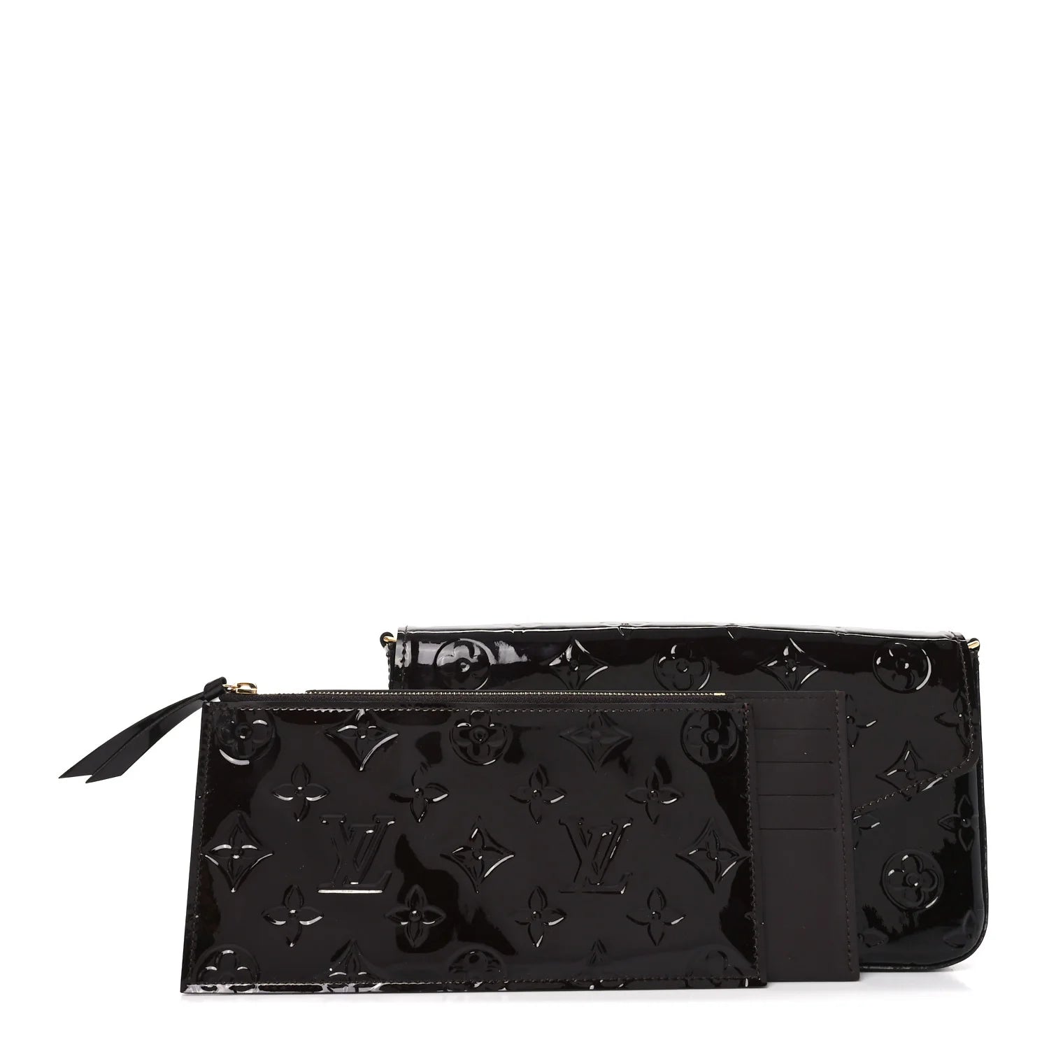 Vernis Pochette Felicie Chain Wallet Amarante