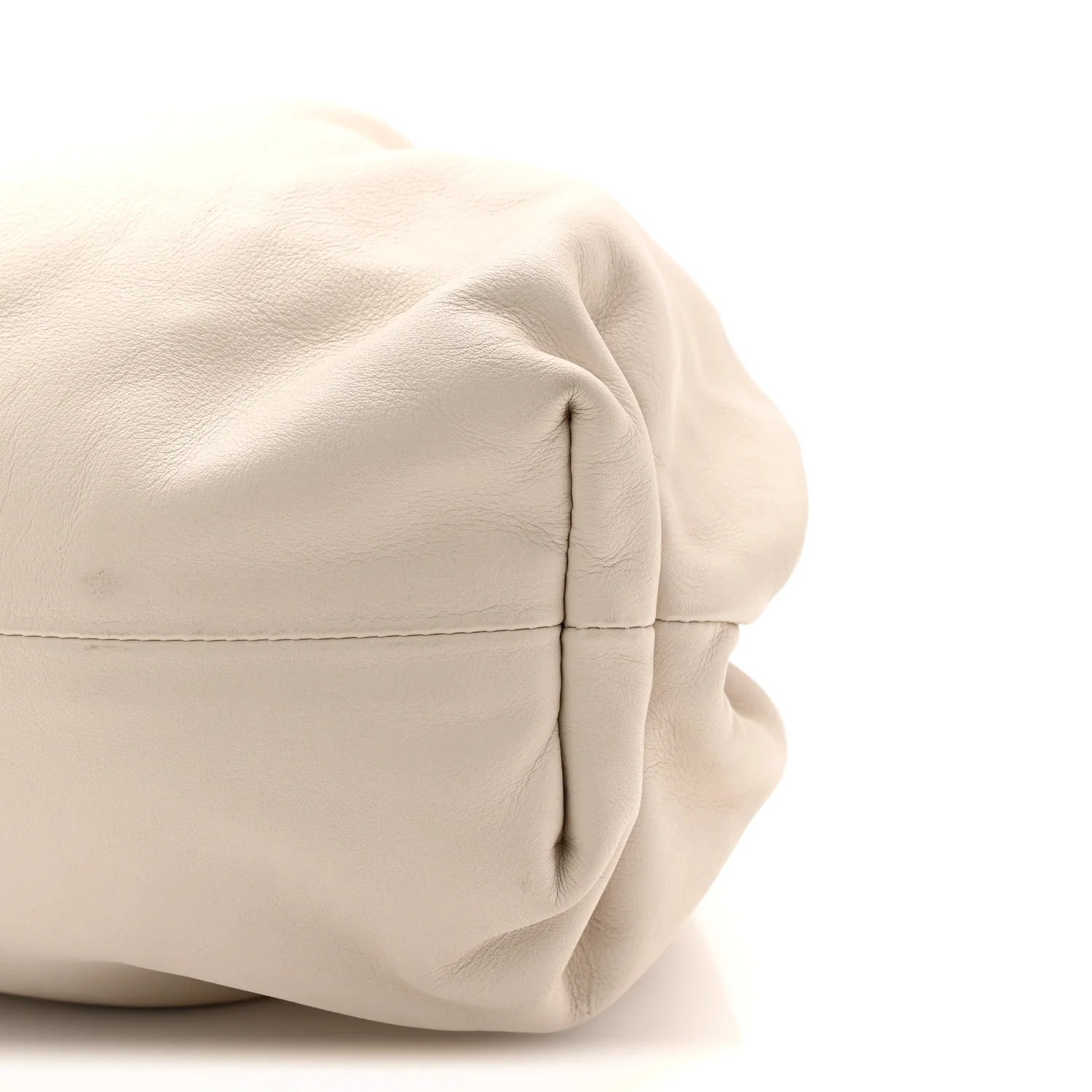 Smooth Butter Calf the Pouch Oversized Clutch Plaster