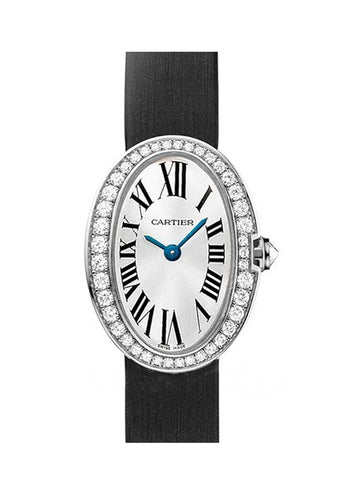 Unworn  Baignoire Mini, 18K White Gold Set with Diamonds, 25.30Mm X 20.79Mm, Ref# WB520027, Box and Papers