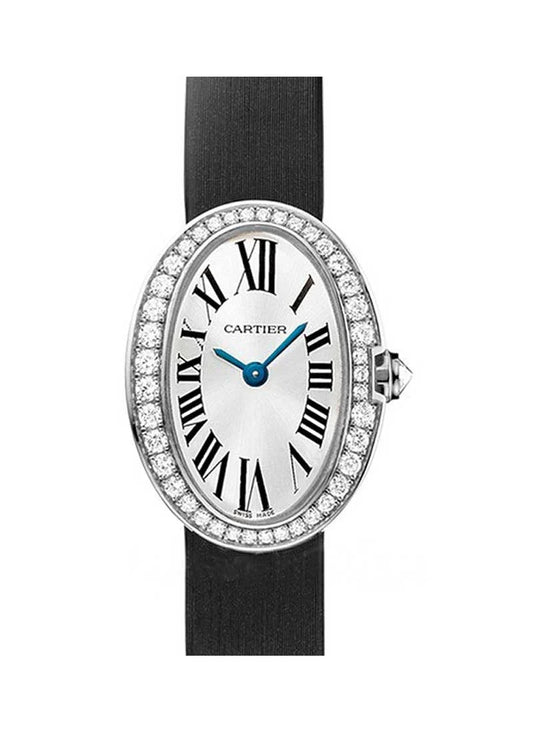 Unworn  Baignoire Mini, 18K White Gold Set with Diamonds, 25.30Mm X 20.79Mm, Ref# WB520027, Box and Papers