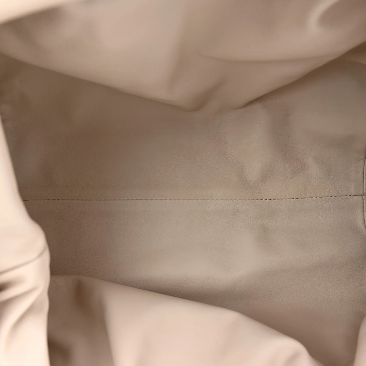 Smooth Butter Calf the Pouch Oversized Clutch Plaster