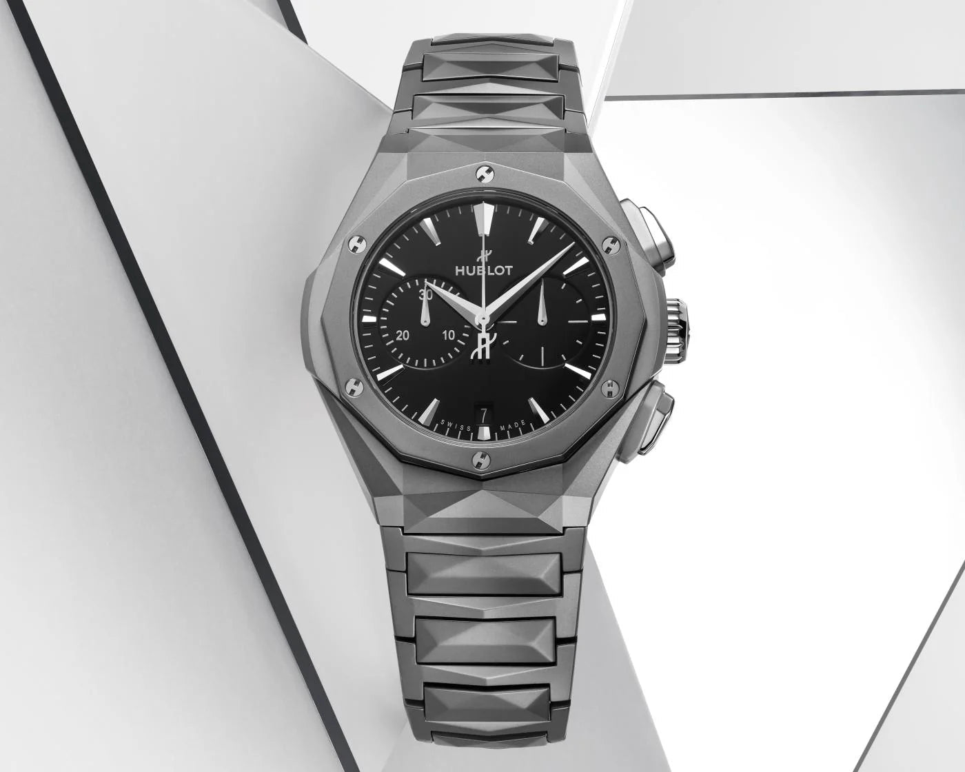 Classic Fusion Chronograph Orlinkski Full Titanium, 41Mm, Ref# 549.NI.1270.NI.ORL23