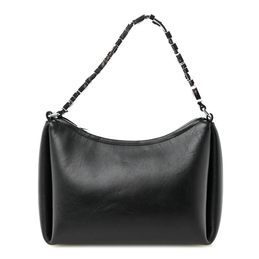 Smooth Calfskin Marquess Shoulder Bag Black