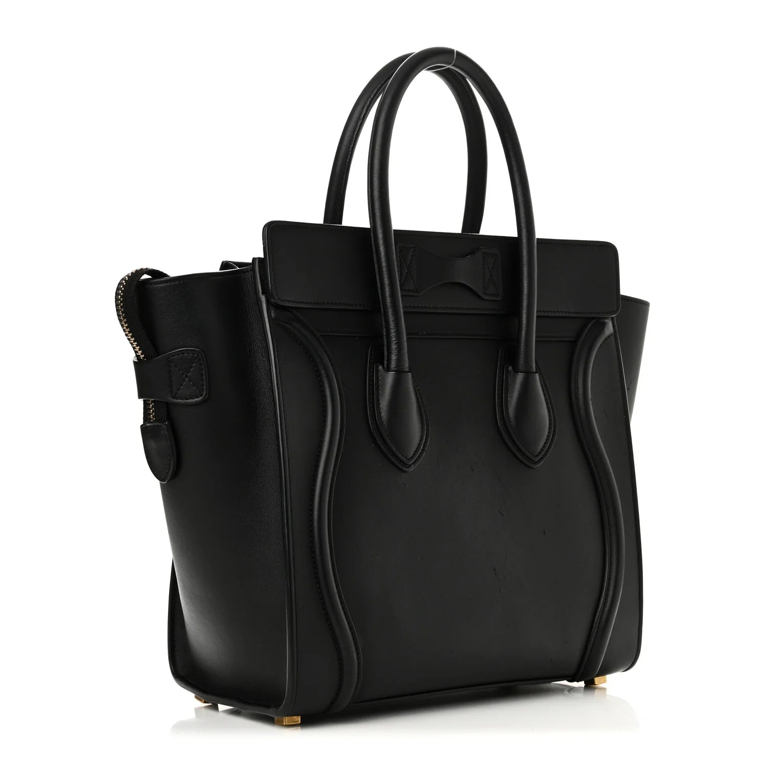 Smooth Calfskin Micro Luggage Black