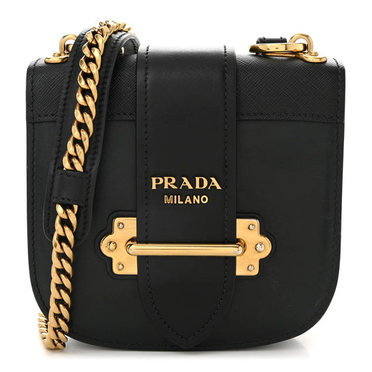 City Calf Saffiano Cahier Crossbody Bag Green