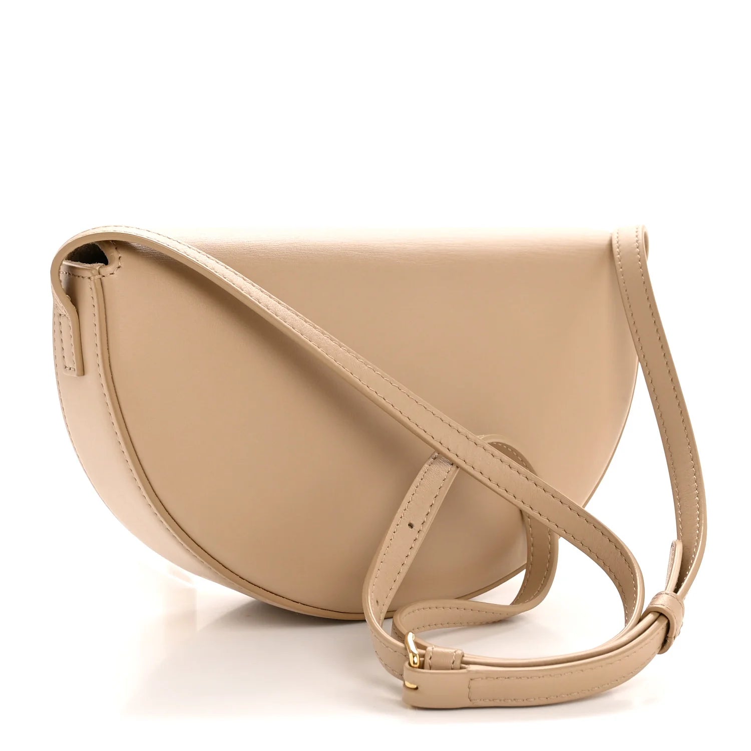 Smooth Calfskin Triomphe Besace Bag Nude