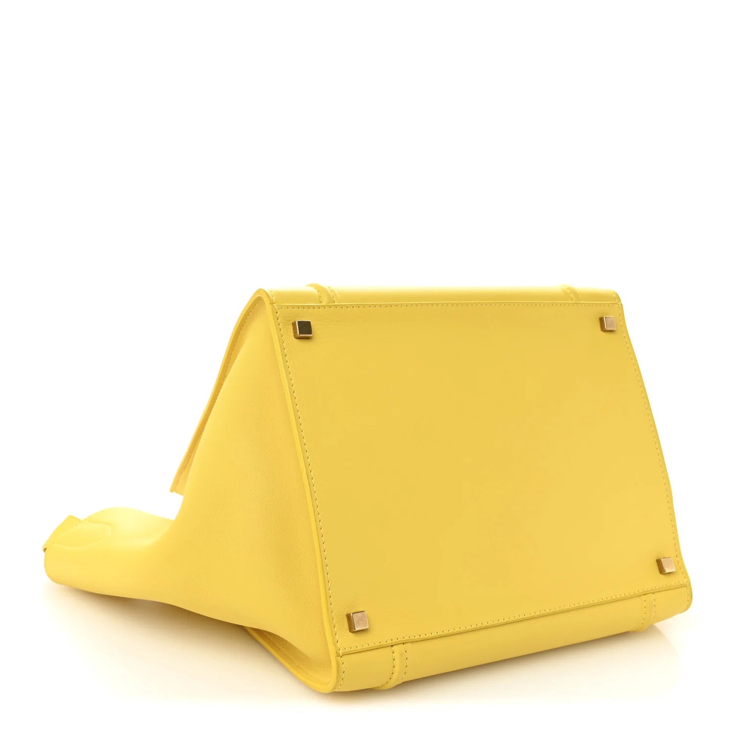 Supple Calfskin Medium Phantom Luggage Sun Yellow