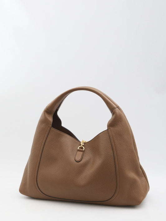 GRAINED LEATHER HANDBAG