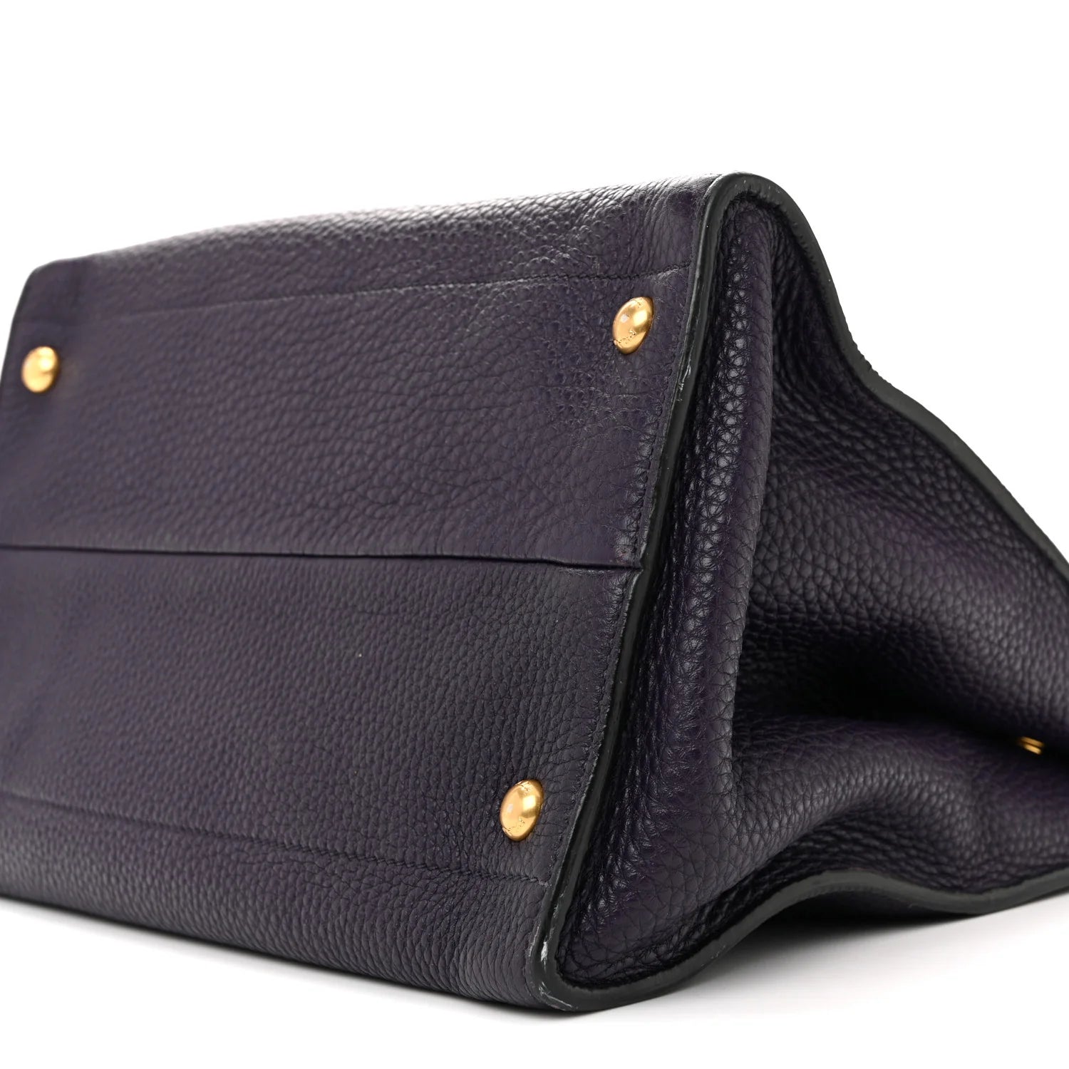 Vitello Daino Shopping Tote Viola