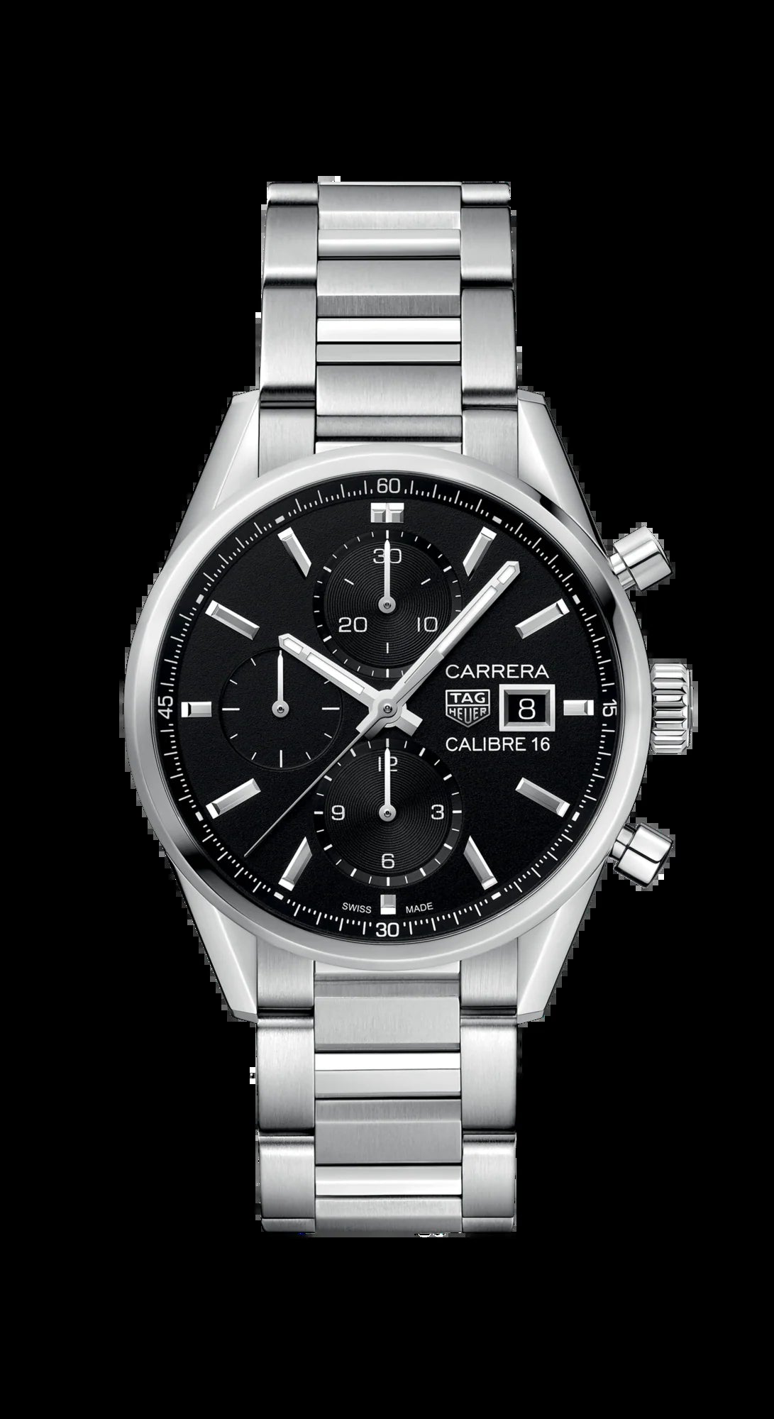 Unworn  Carrera Chronograph, Stainless Steel, 41Mm, Ref# CBK2110.BA0715, Box & Papers