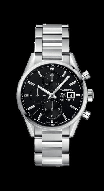 Unworn  Carrera Chronograph, Stainless Steel, 41Mm, Ref# CBK2110.BA0715, Box & Papers