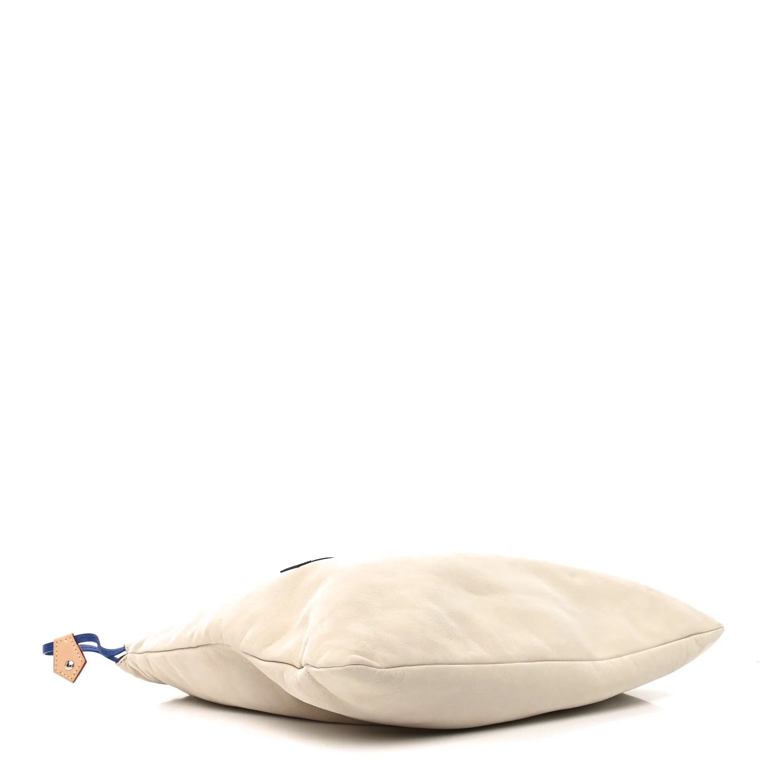 Nubuck Dust Bag Tote Ecru White