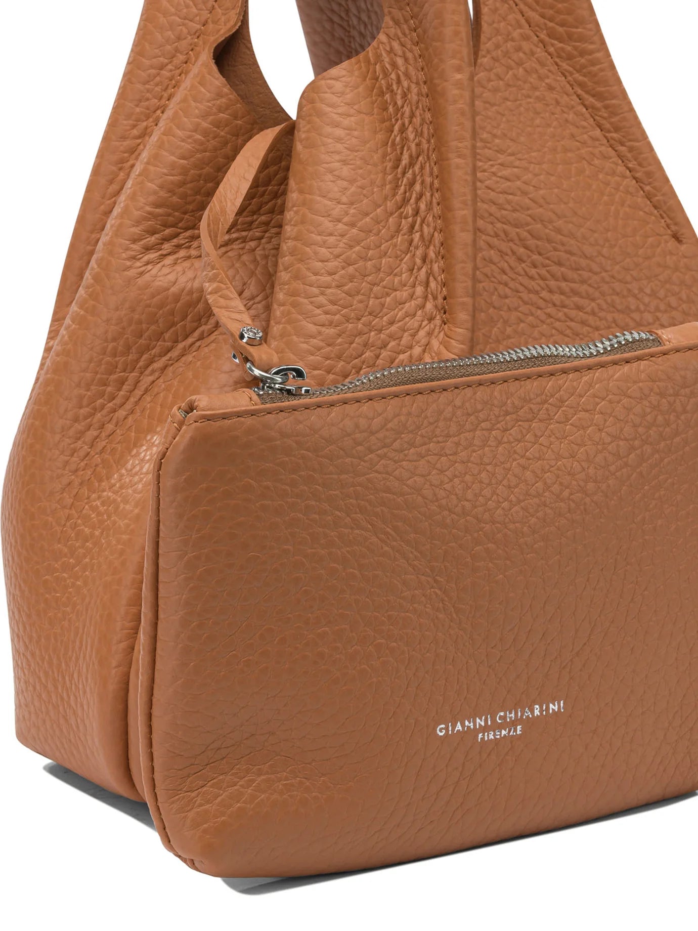 ORANGE LEATHER SHOULDER BAG