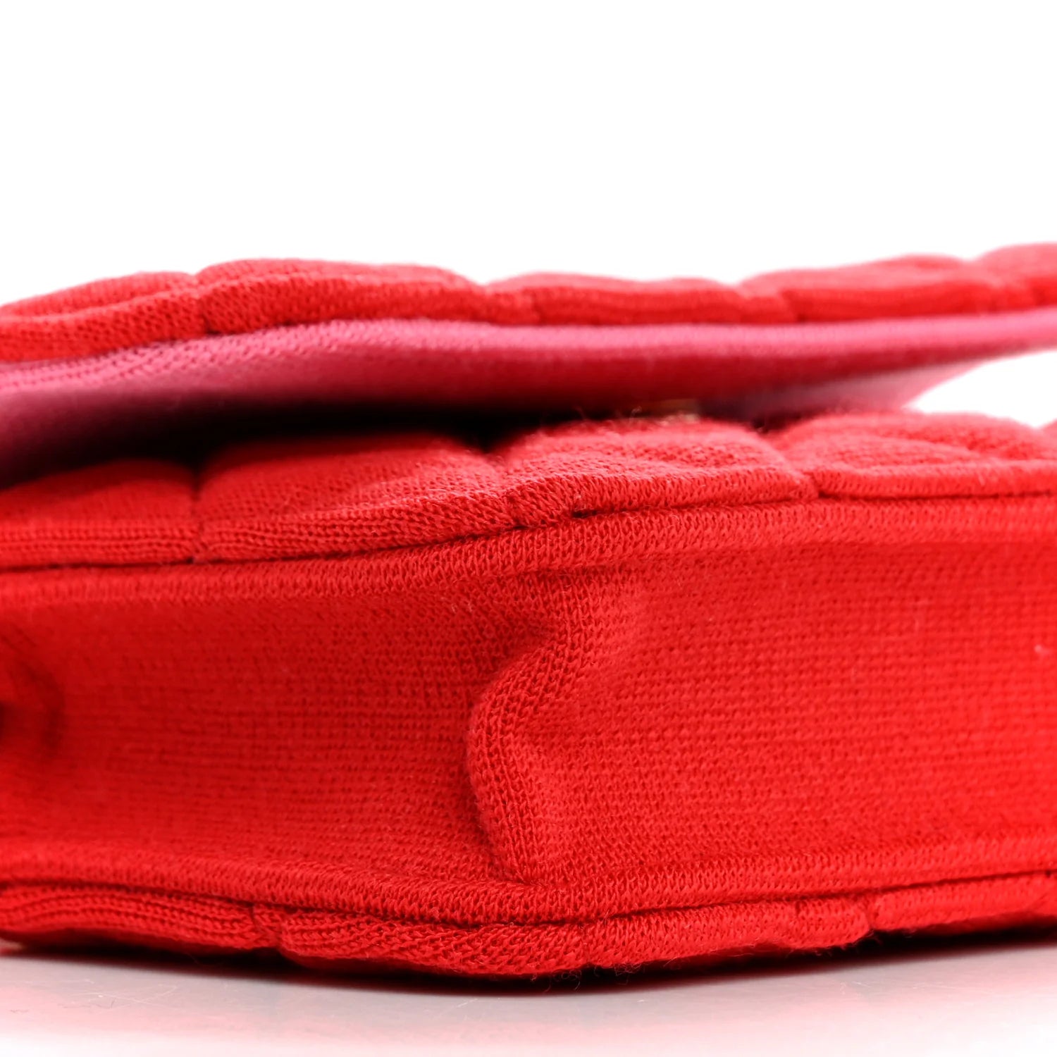 Jersey Quilted Micro Mini Flap Red
