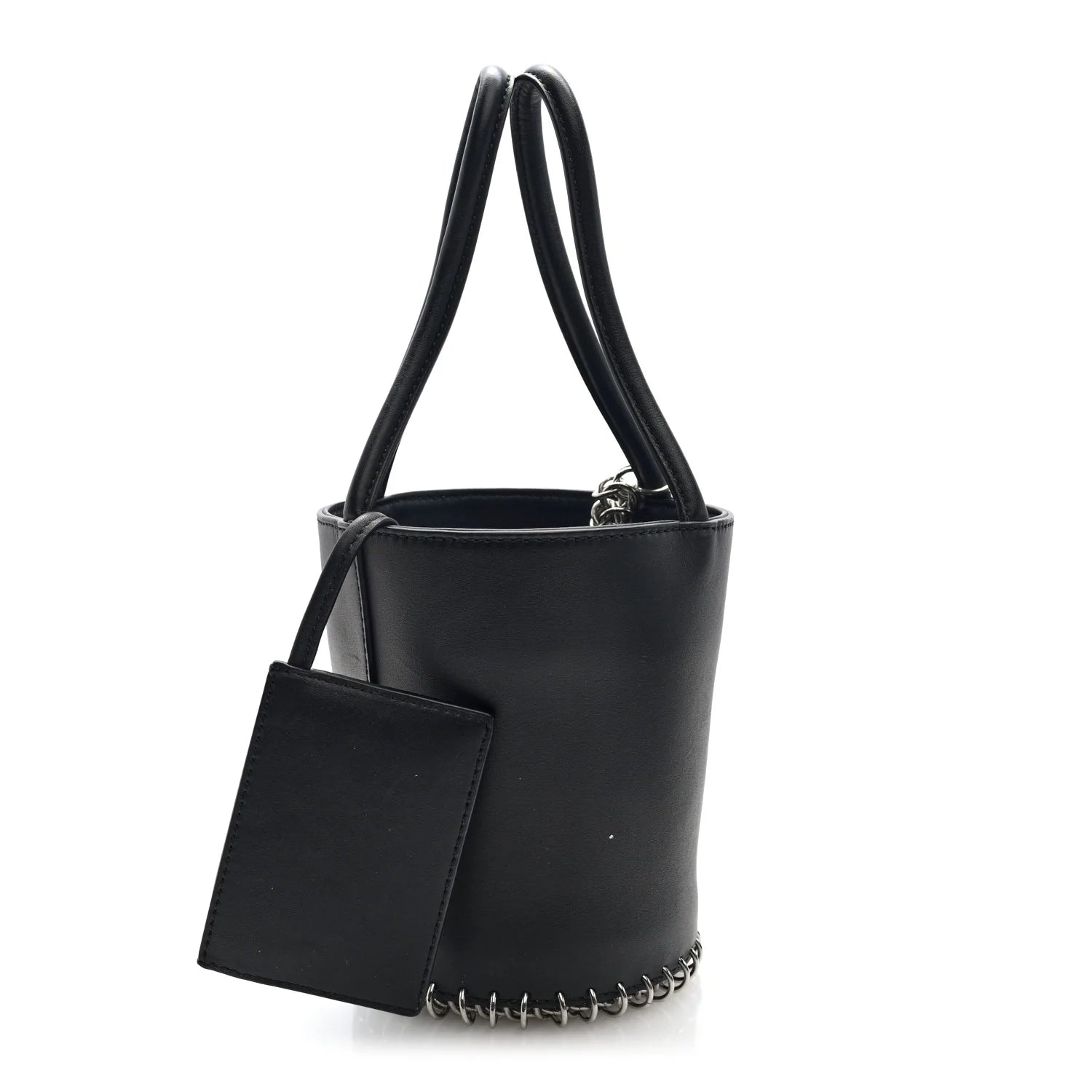 Smooth Calfskin Mini Roxy Bucket Bag Black