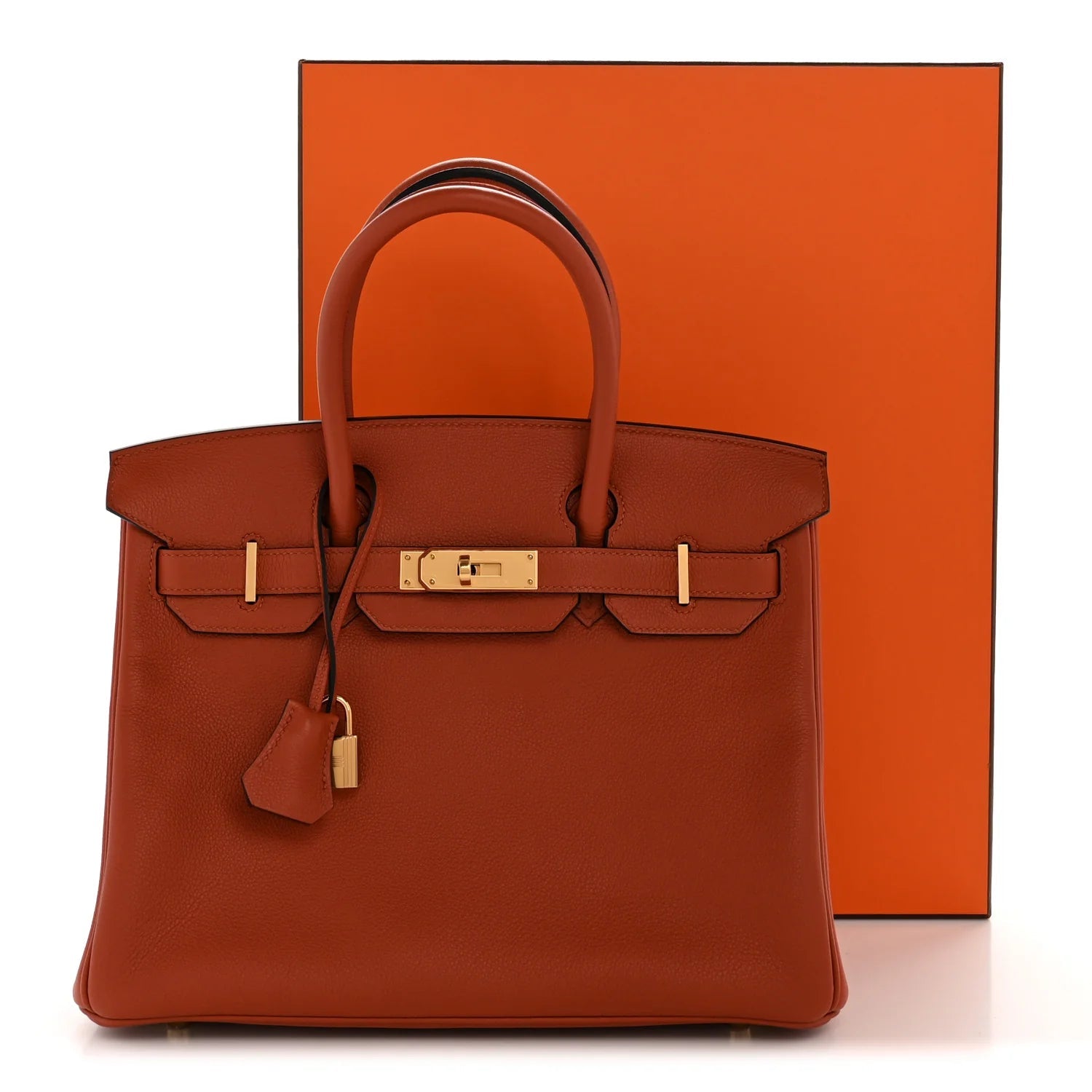 Taurillon Novillo Birkin 30 Cuivre