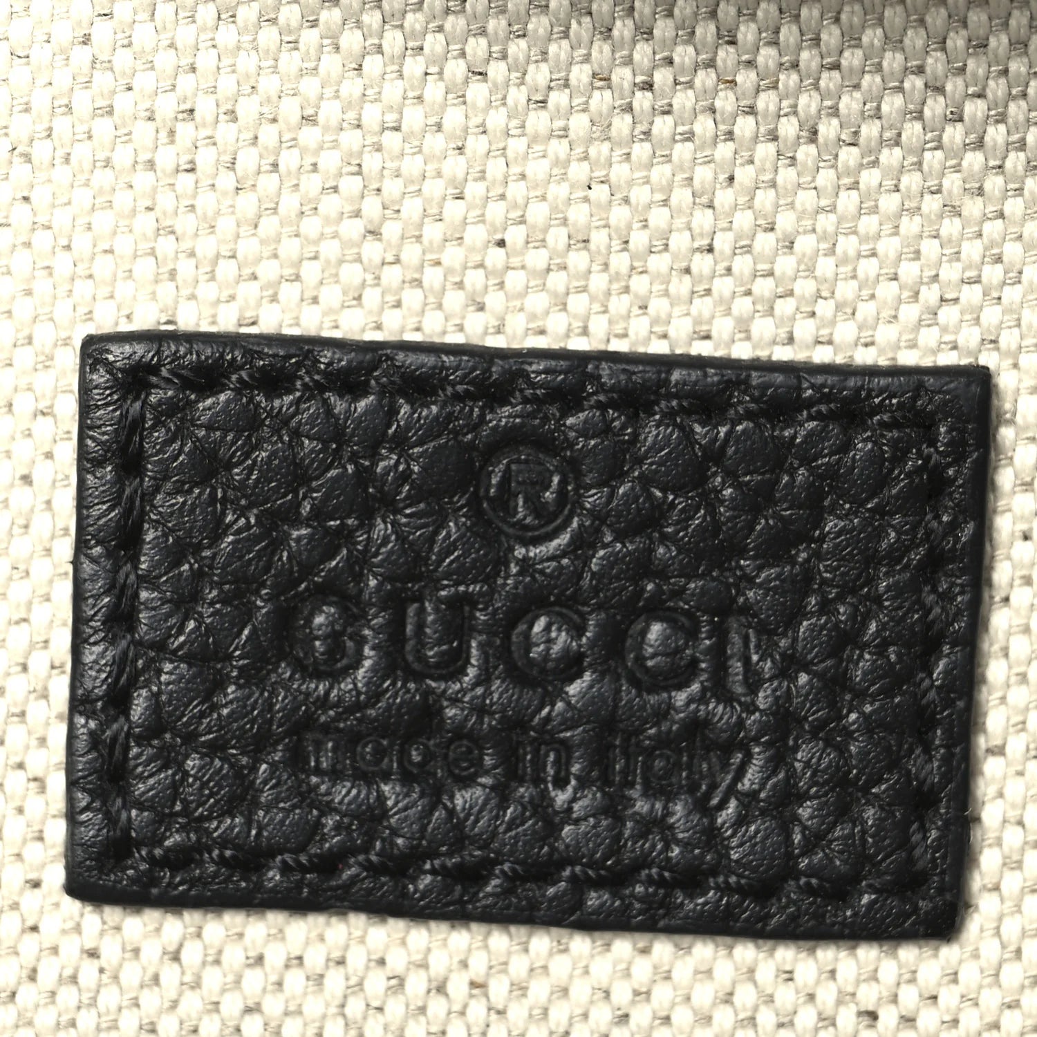 Piuma Calfskin Jumbo GG Embossed Pocket Belt Bag Black