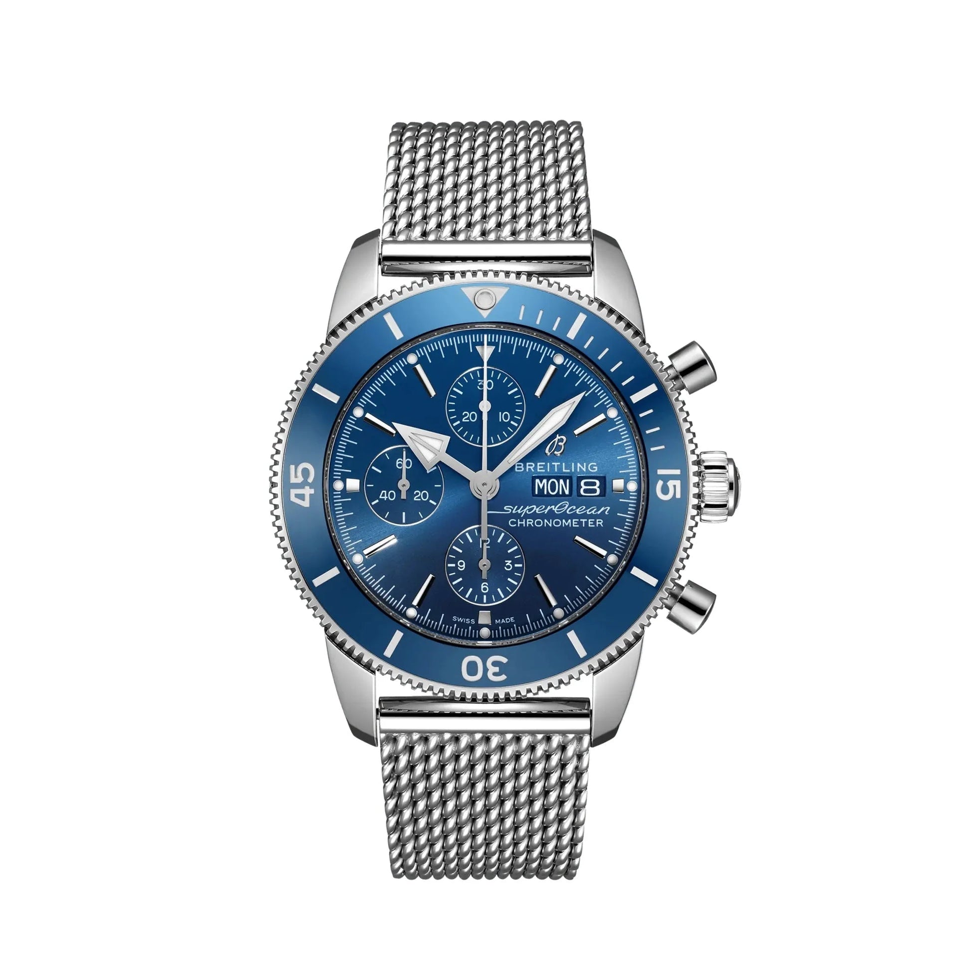 Superocean Heritage II Chronograph Automatic 44, Ref# A13313161C1A1, Box and Papers