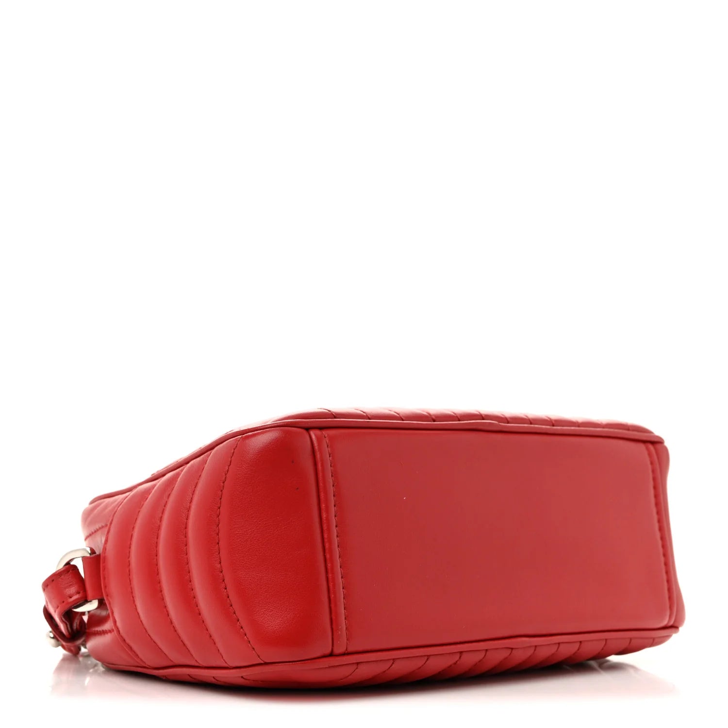 Soft Calfskin Diagramme Camera Bag Rosso