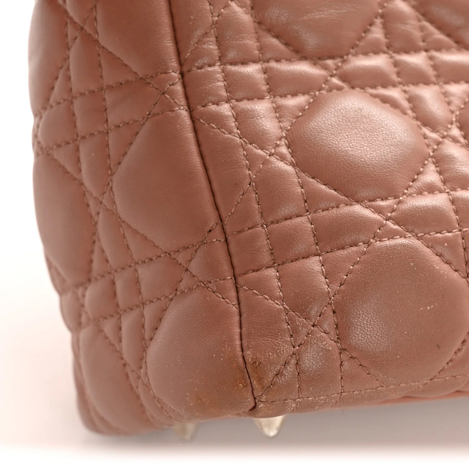 Lambskin Cannage Medium Lady Dior Fard