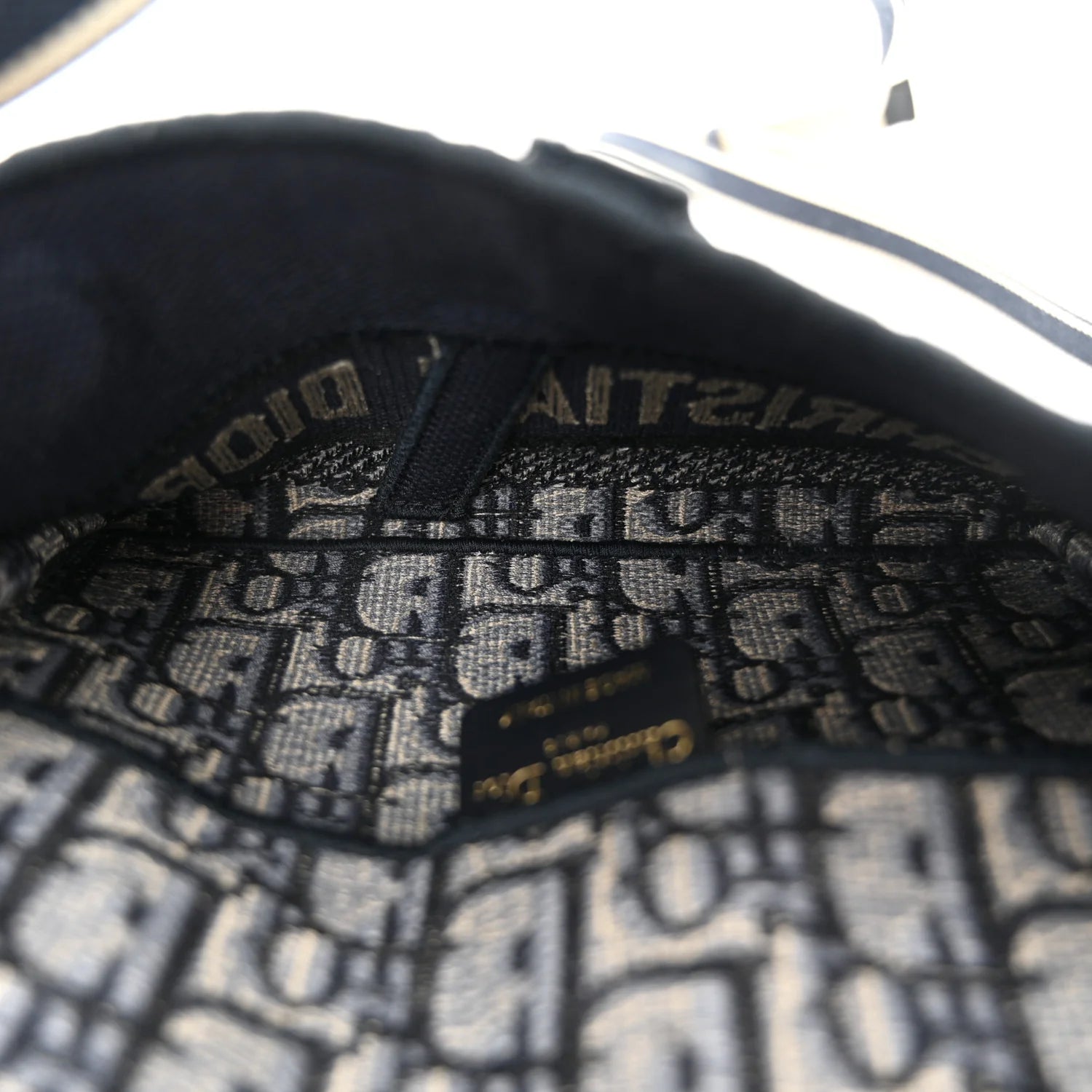 Oblique Slim Saddle Pouch Blue