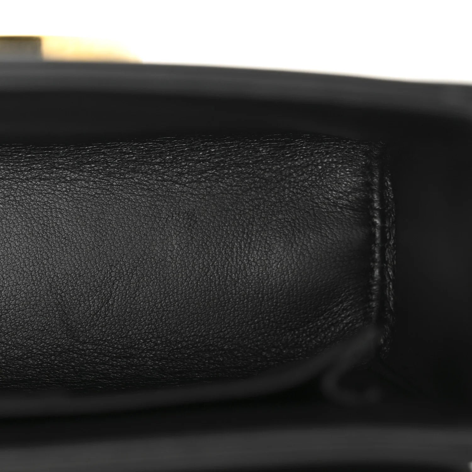 Crackled Lambskin 30 Montaigne Box Bag Black