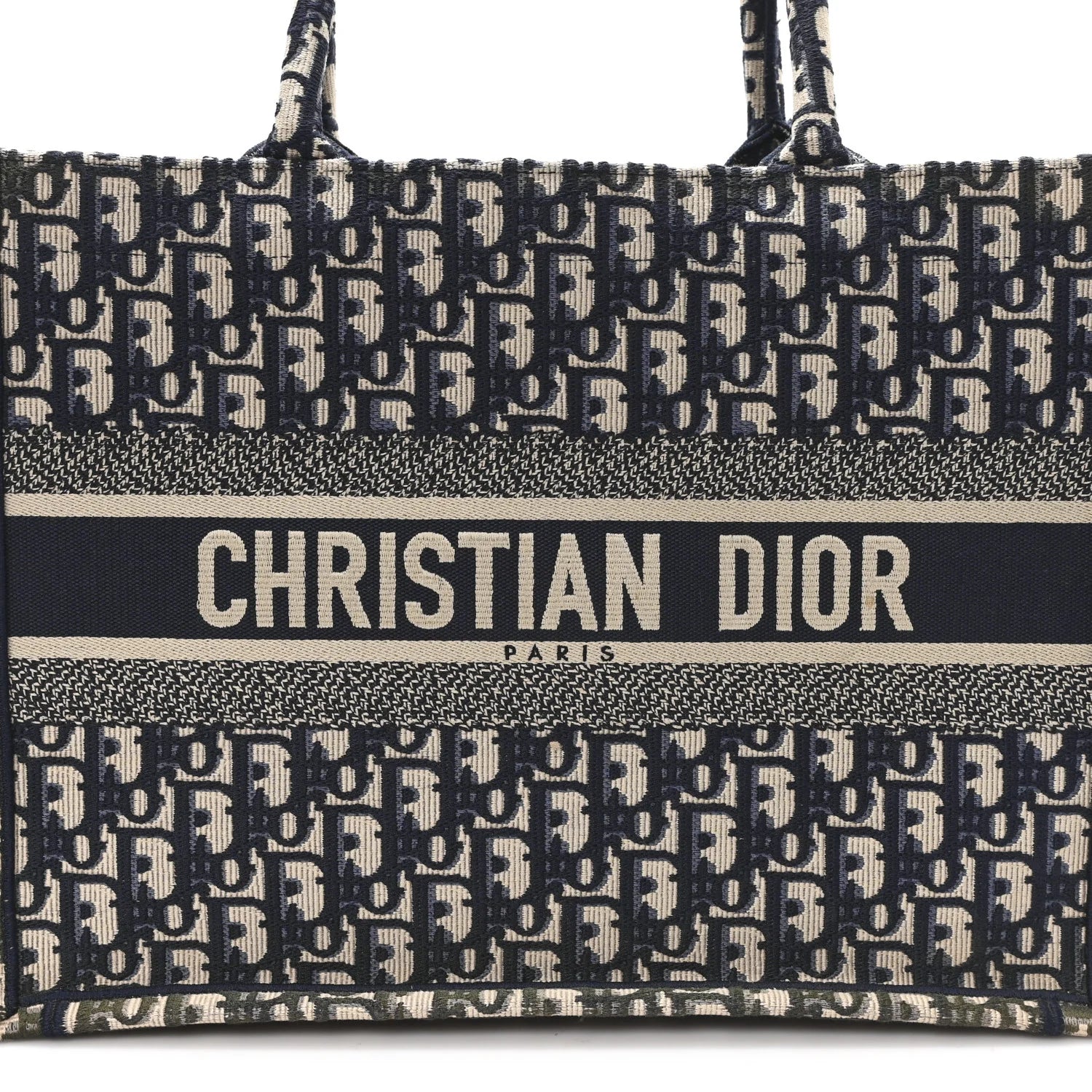 Oblique Medium Book Tote Blue Multicolor