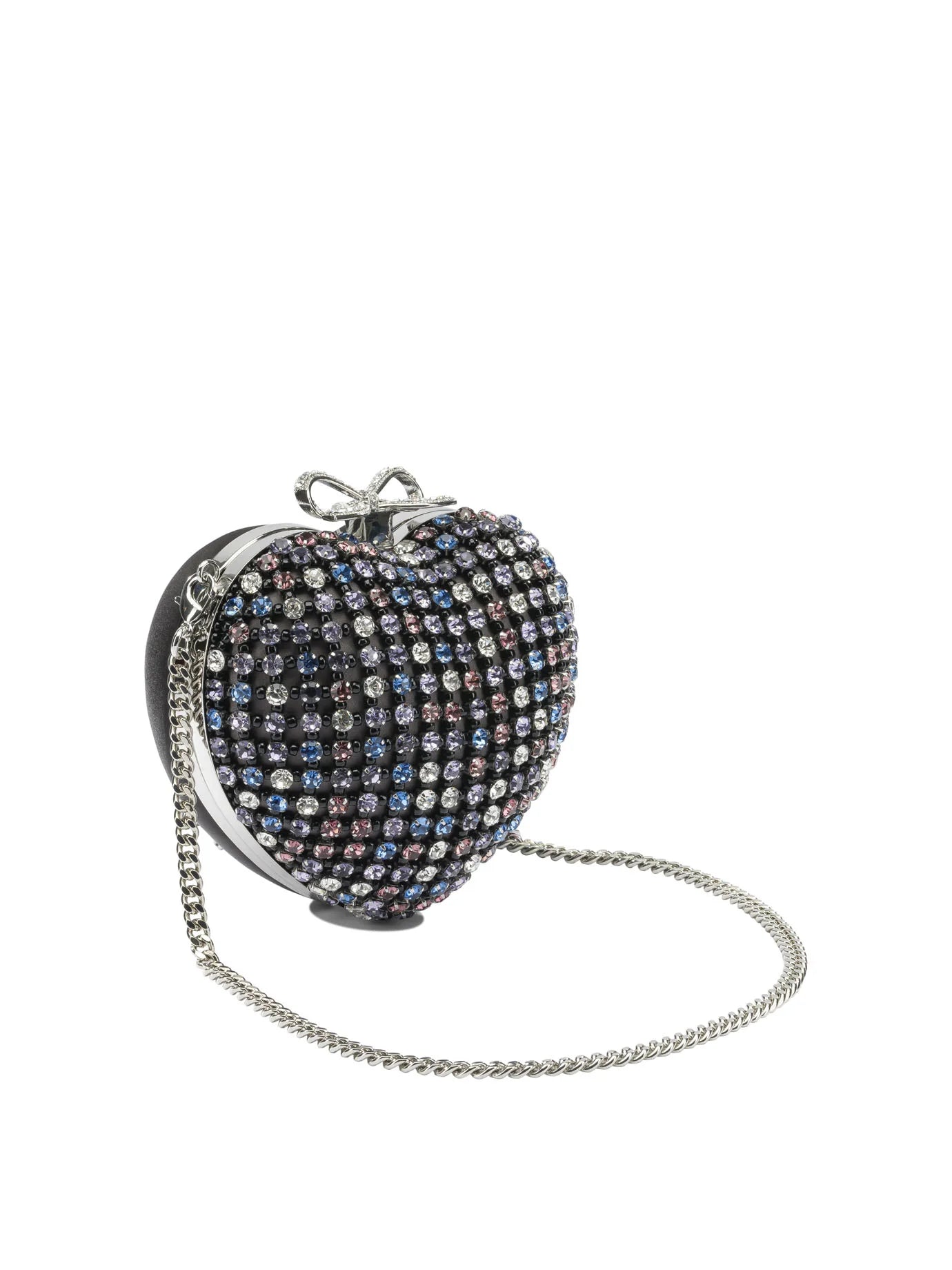 Heart Clutch with Crystals