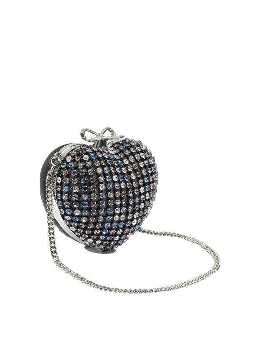 Heart Clutch with Crystals