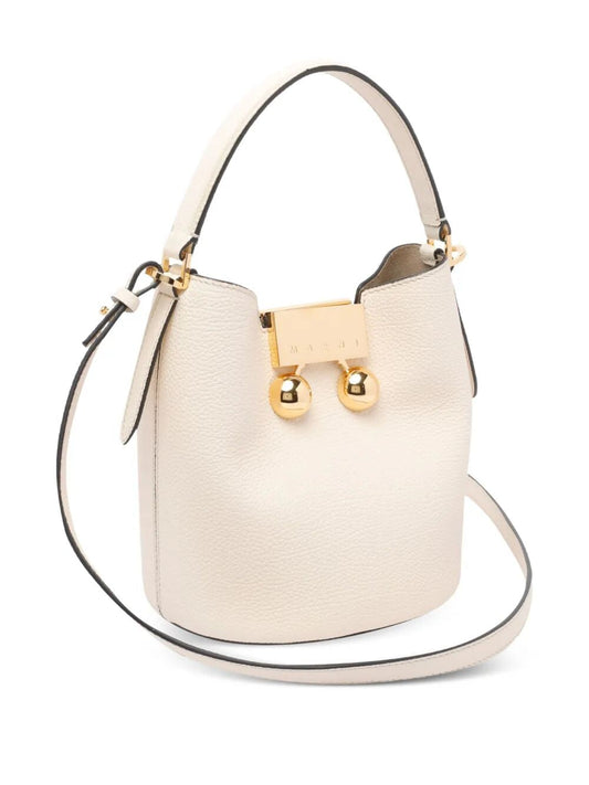 TRUNKAROO LEATHER BUCKET BAG
