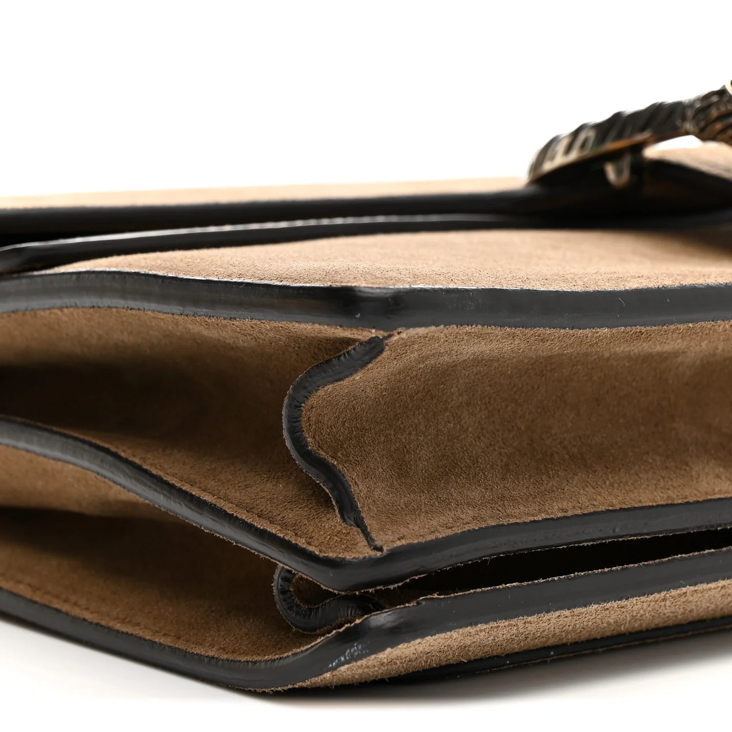 Suede Medium Dionysus Shoulder Bag Taupe