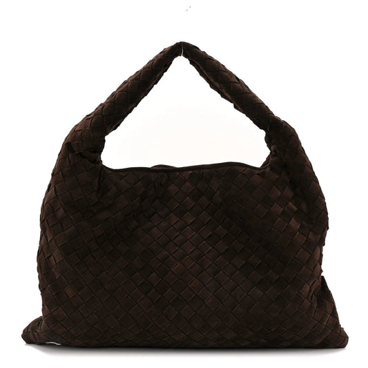 Suede Intrecciato Small Hop Fondant