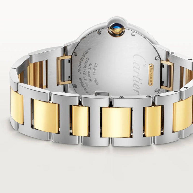 Unworn  Ballon Bleu, Stainless Steel and 18K Yellow Gold, 42Mm, Ref# W2BB0039, Box and Papers