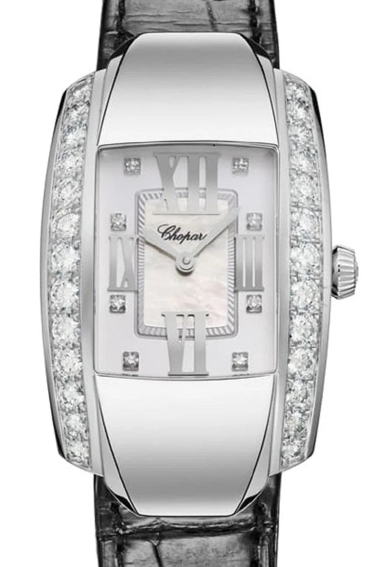 Unworn  La Strada, 18K White Gold and Diamonds, Quartz, 44.8Mm X 26.1Mm, Ref# 419402-1004, Box and Papers