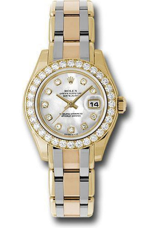 Rolex Datejust Pearlmaster Watch: 80298Bic Md