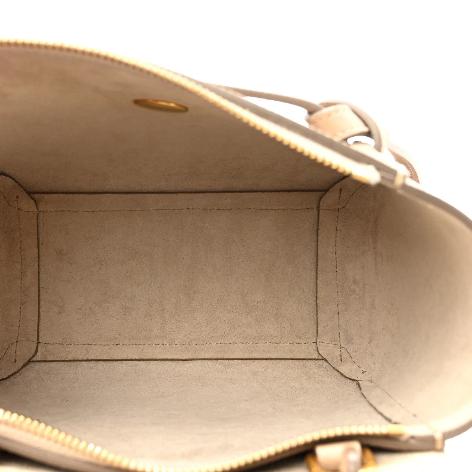Grained Calfskin Nano Belt Bag Light Taupe