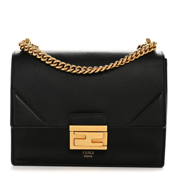 Vitello Grace Matte Small Kan U Shoulder Bag Black