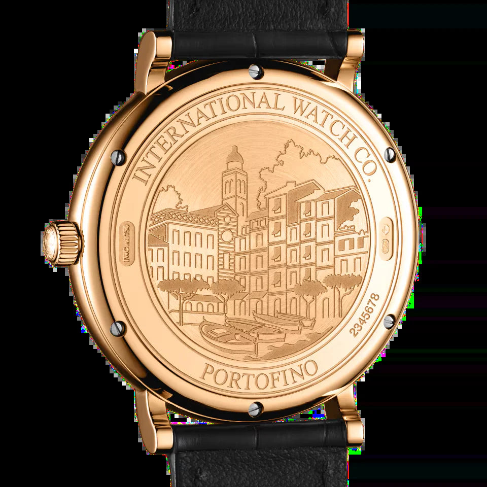 Unworn  Portofino Automatic, 18K Rose Gold, 40Mm, Ref# IW356522, Box and Papers