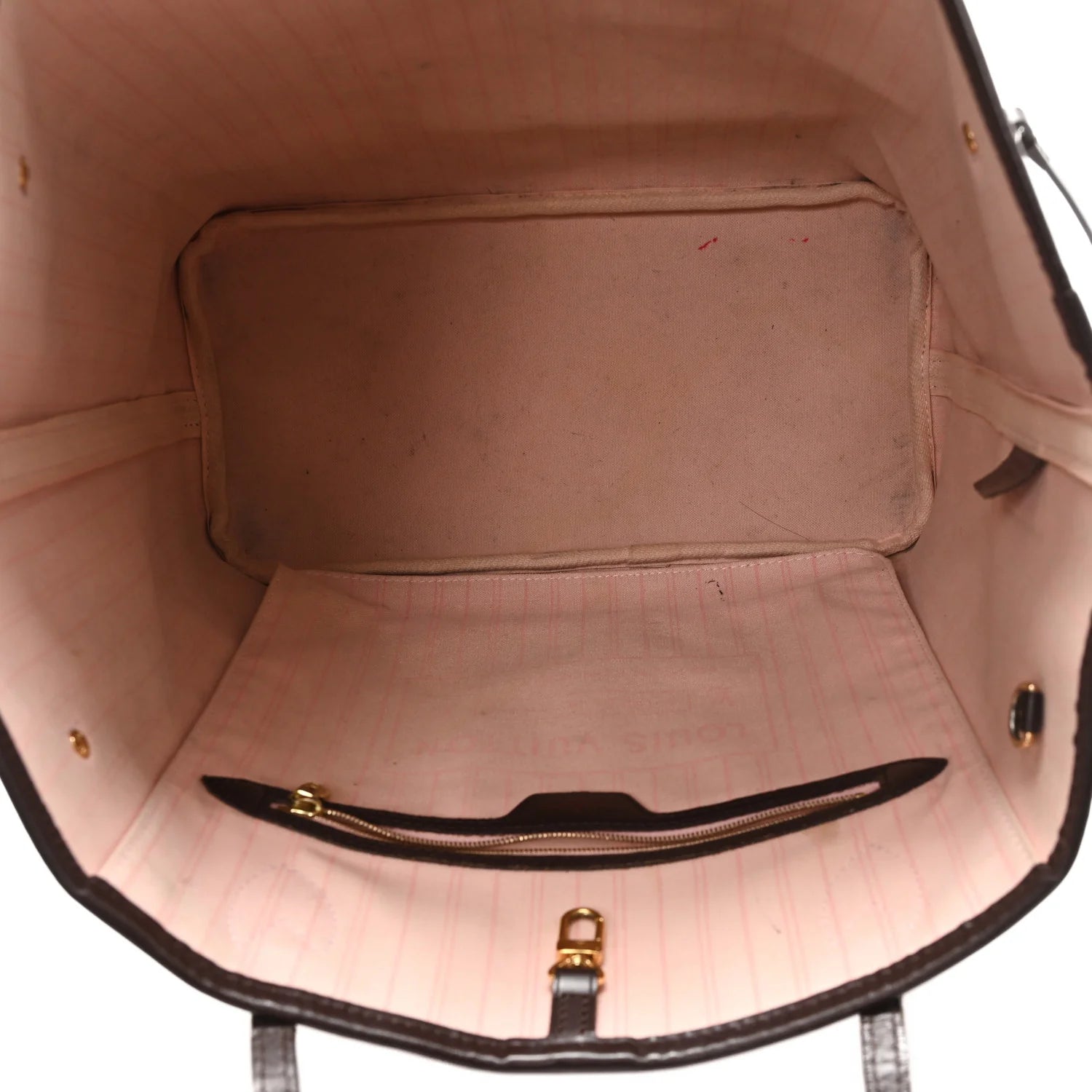 Damier Ebene Neo Neverfull MM Rose Ballerine