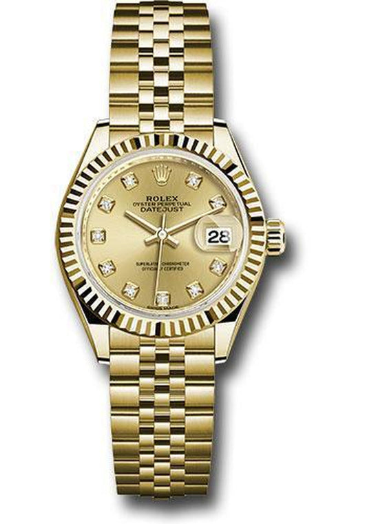 Rolex Lady Datejust 28Mm Watch: 279178 Chdj