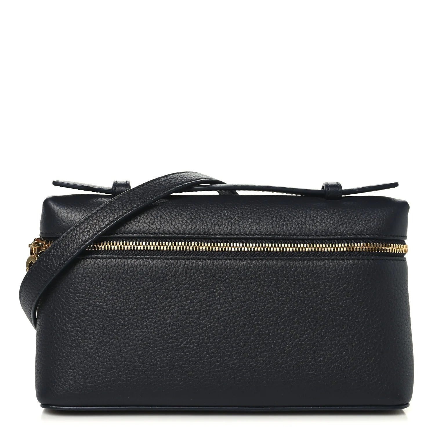 Grained Calfskin L19 Extra Pocket Pouch Navy Blue