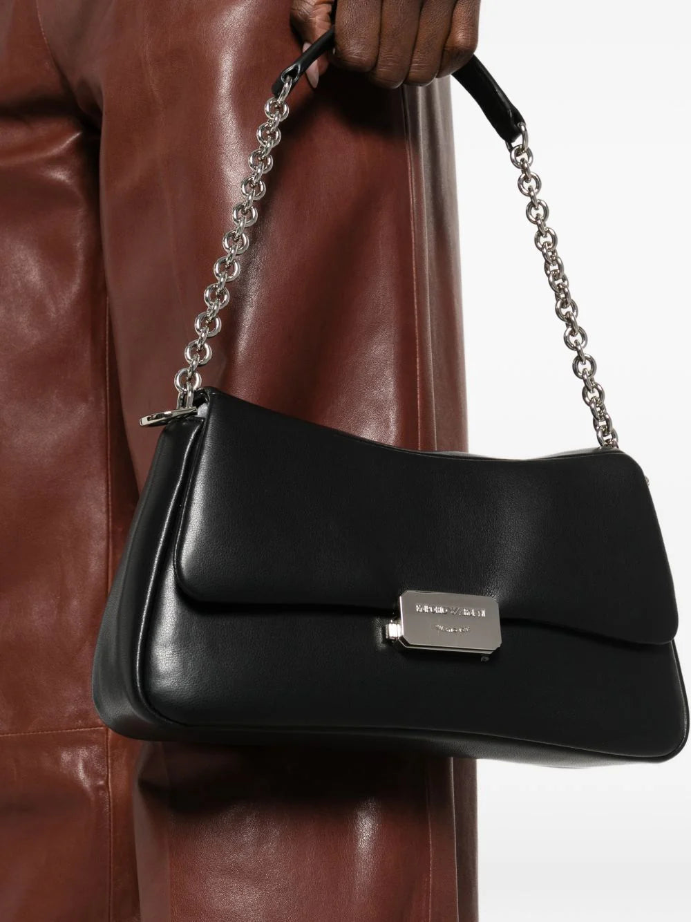 MEDIUM LEATHER SHOULDER BAG