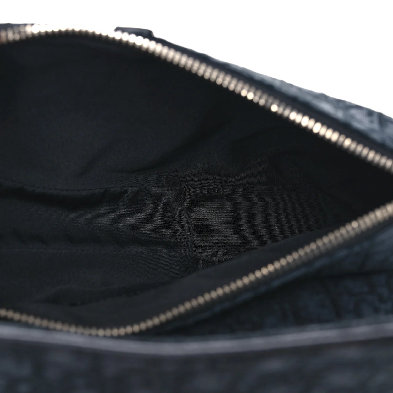 Oblique Mens Saddle Bag Black Blue